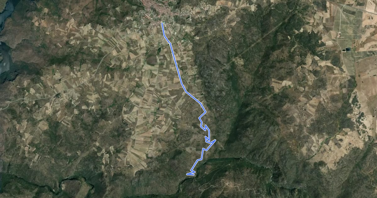 Маршрут [CIMA ZM01] Alto de Fermoselle на спутниковом снимке