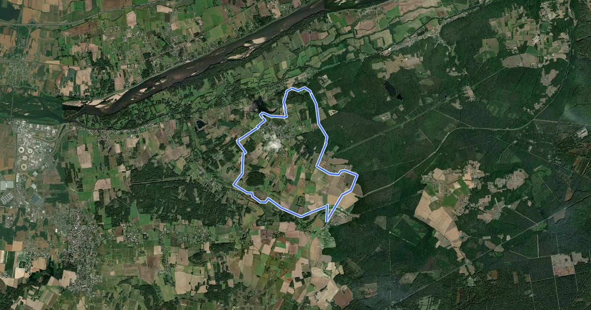 Маршрут Circuit 1 на спутниковом снимке