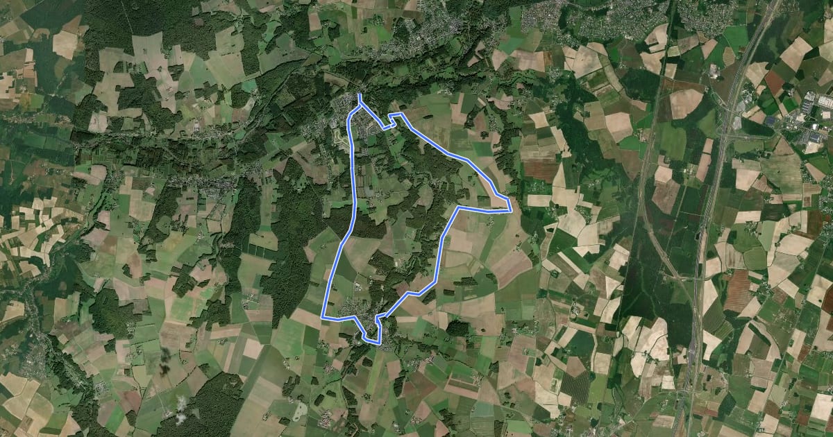 Маршрут Circuit 1 на спутниковом снимке