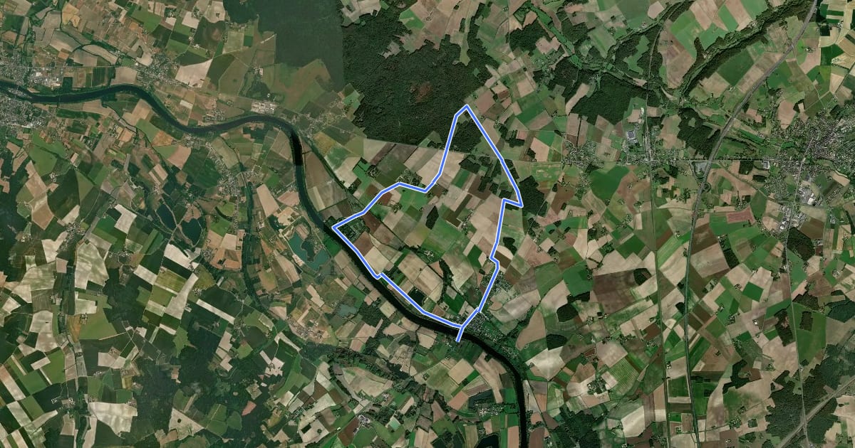 Маршрут Circuit 1 на спутниковом снимке