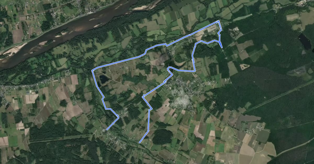 Маршрут Circuit 2 на спутниковом снимке