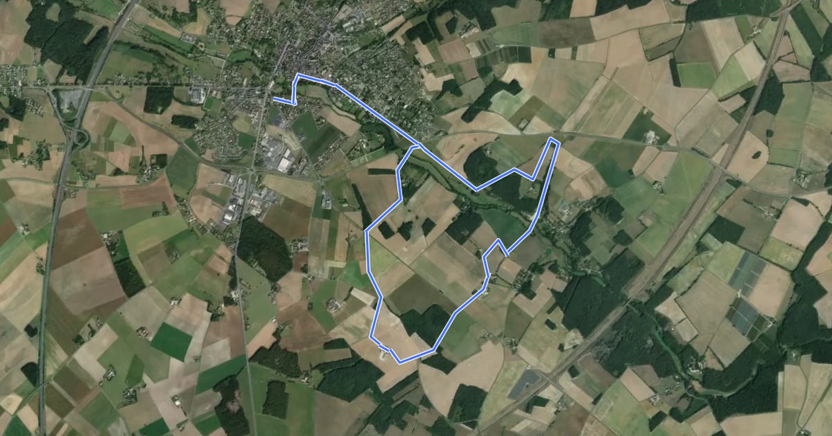 Маршрут Circuit 2 на спутниковом снимке