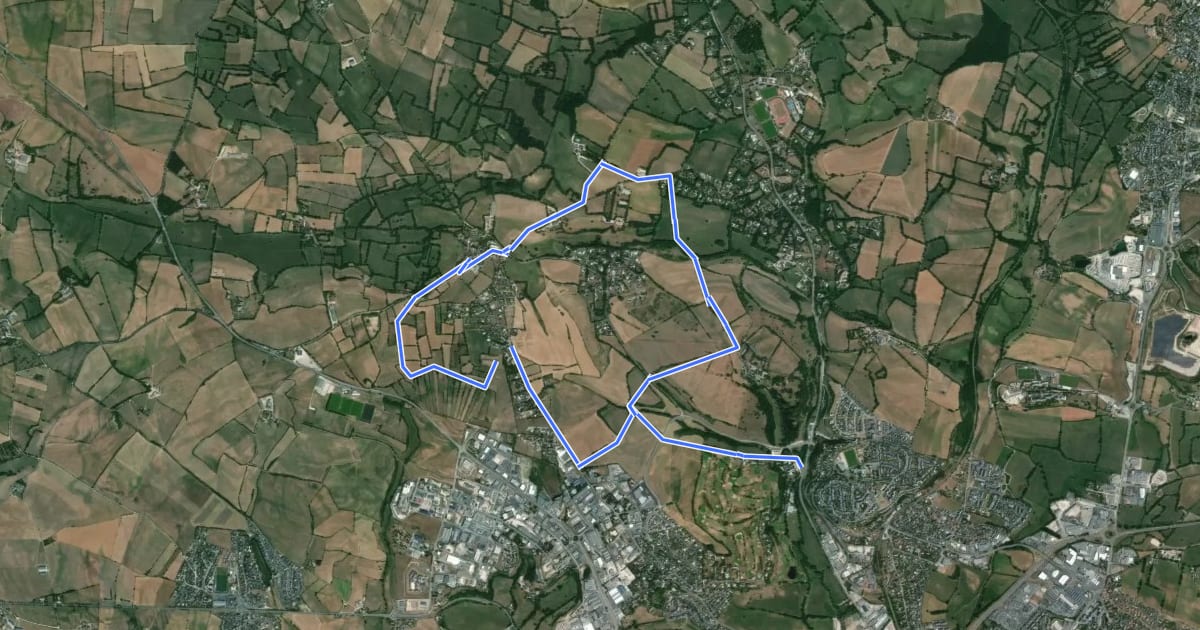 Маршрут Circuit 21 Onet-Village на спутниковом снимке
