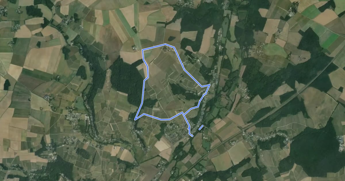 Маршрут Circuit 3 - Chançay на спутниковом снимке