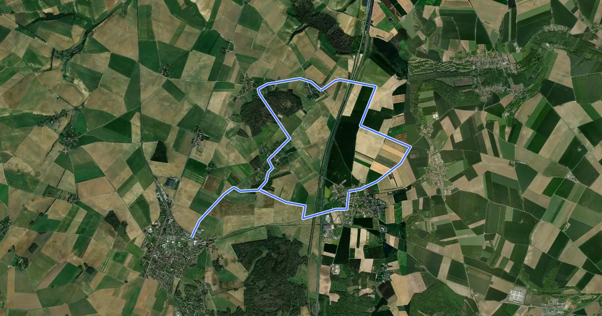 Маршрут circuit 6 на спутниковом снимке