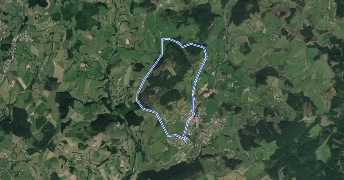 Маршрут Circuit A на спутниковом снимке