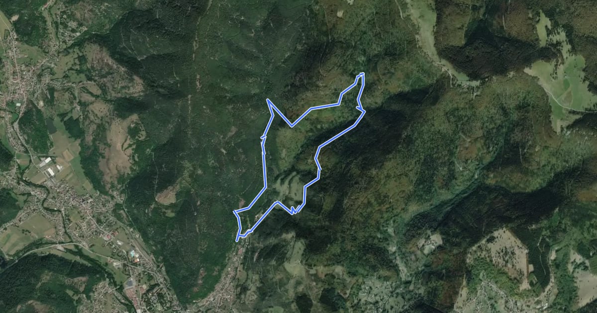 Маршрут Circuit Chaillot на спутниковом снимке