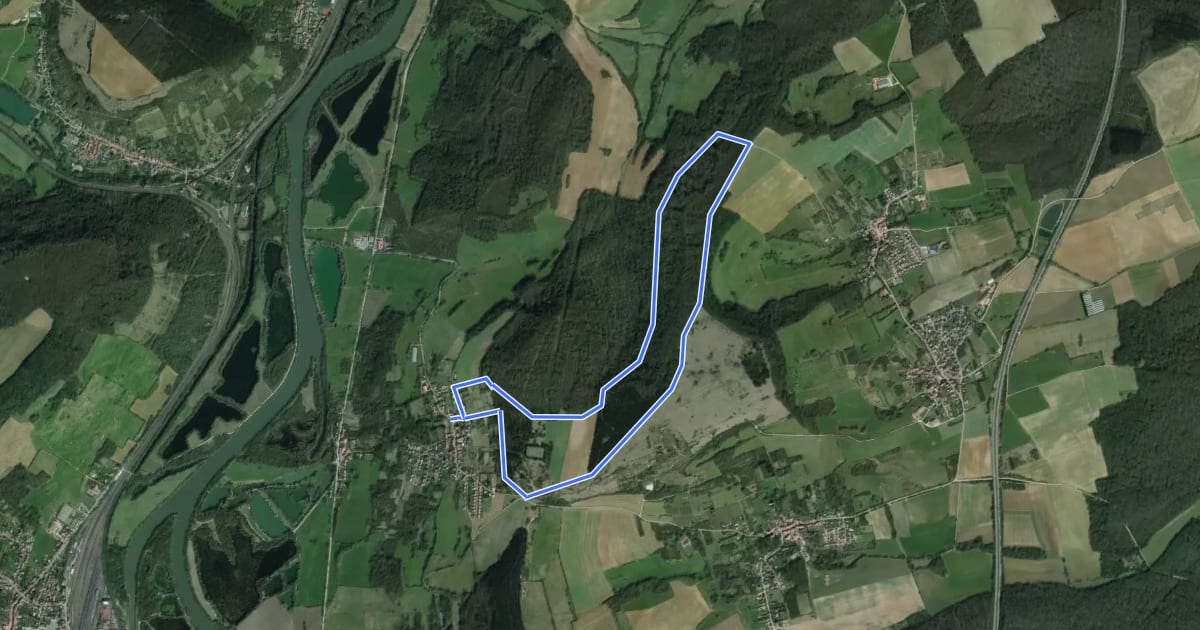 Маршрут Circuit d'Arry Nord на спутниковом снимке