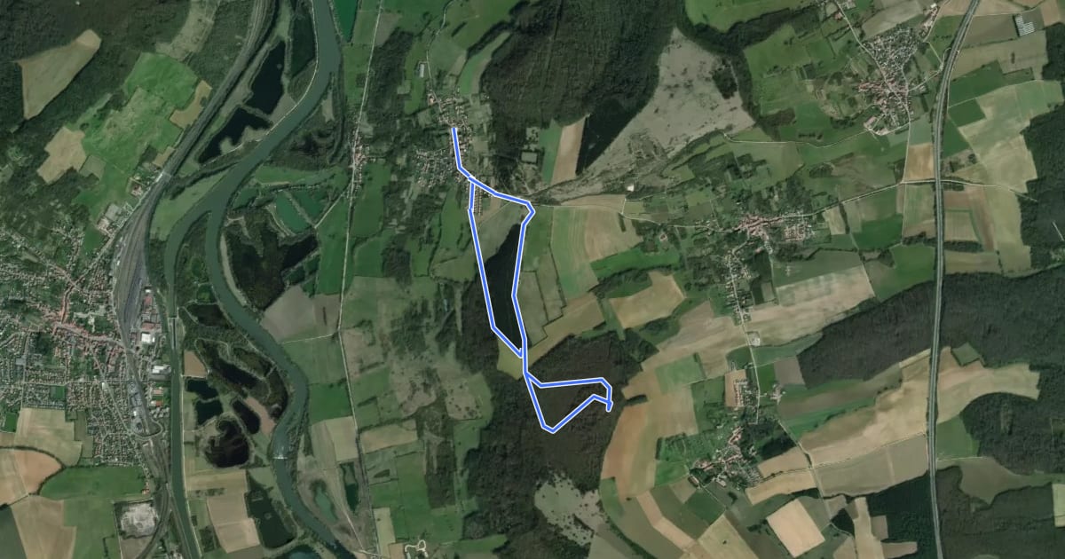 Маршрут Circuit d'Arry Sud на спутниковом снимке