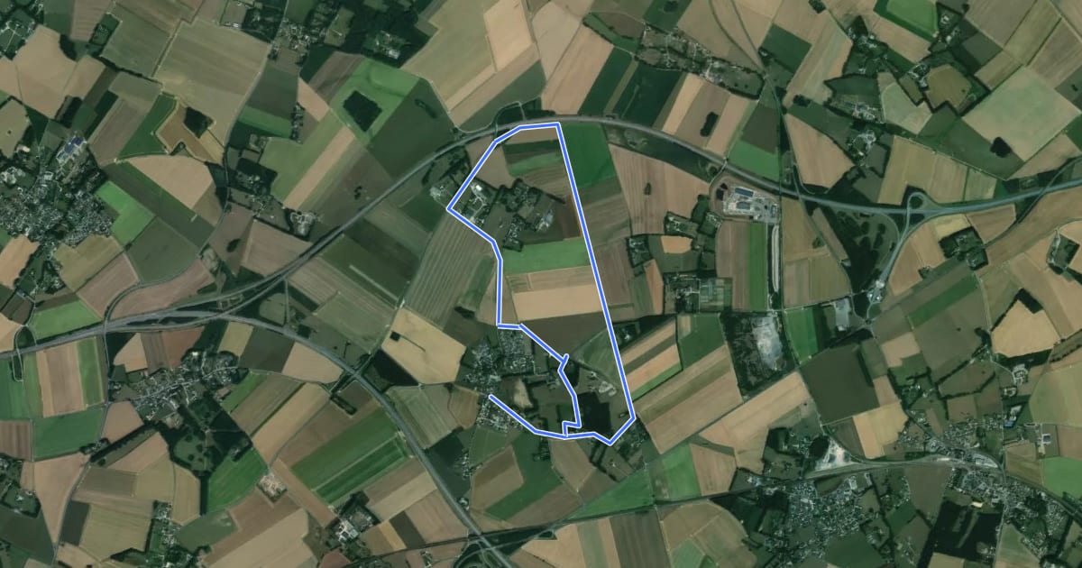 Маршрут Circuit d'Ectot-les-Baons - Relais du Gal на спутниковом снимке