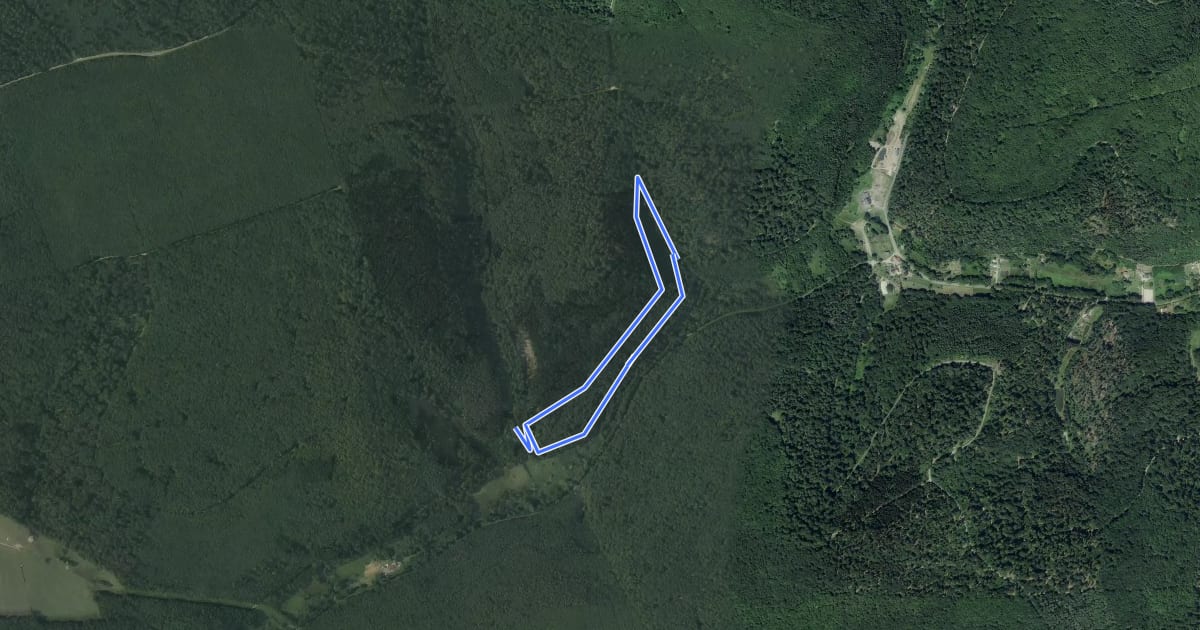 Маршрут Circuit de Biersbach на спутниковом снимке