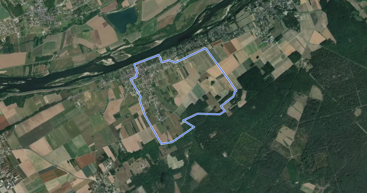 Маршрут Circuit de Bois-Maçon на спутниковом снимке