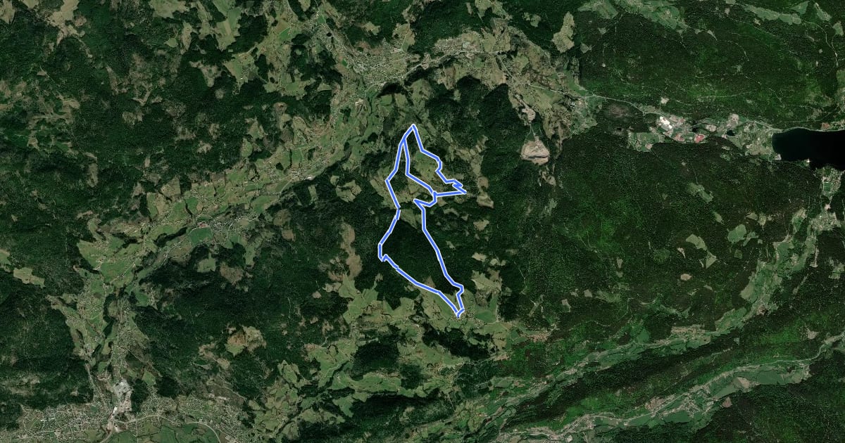 Маршрут Circuit de Bouvacôte на спутниковом снимке