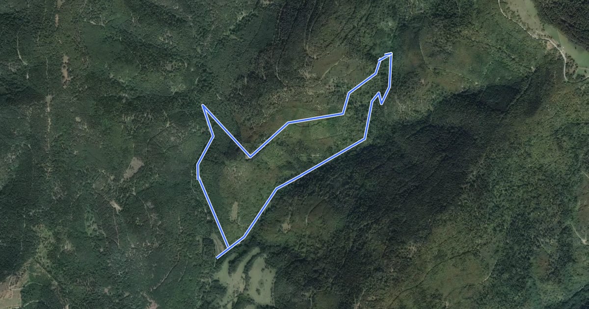 Маршрут Circuit de Braun на спутниковом снимке