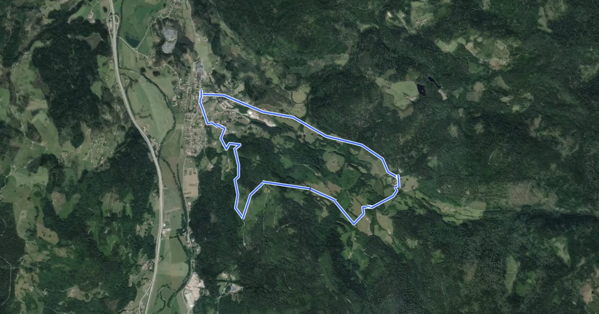 Маршрут Circuit de Chaudefontaine на спутниковом снимке