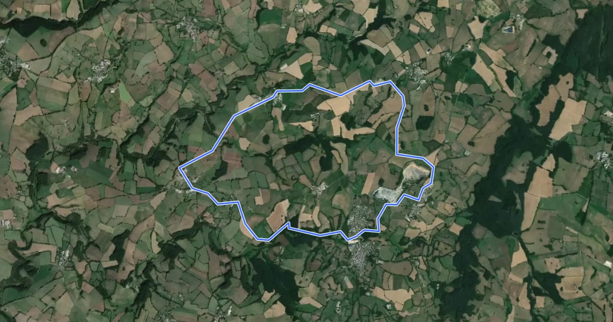 Маршрут Circuit de Clauzelles на спутниковом снимке