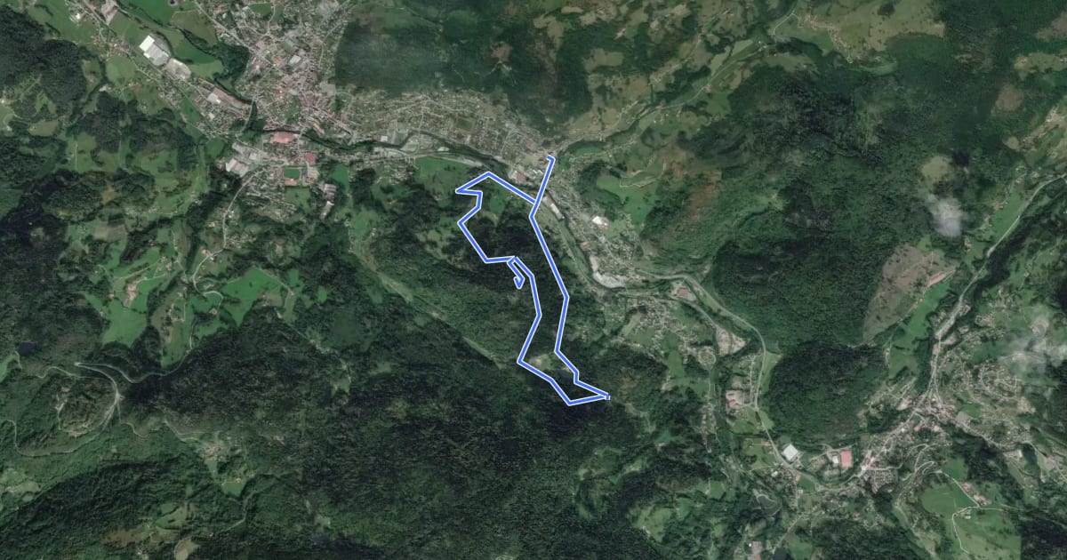 Маршрут Circuit de Couard на спутниковом снимке