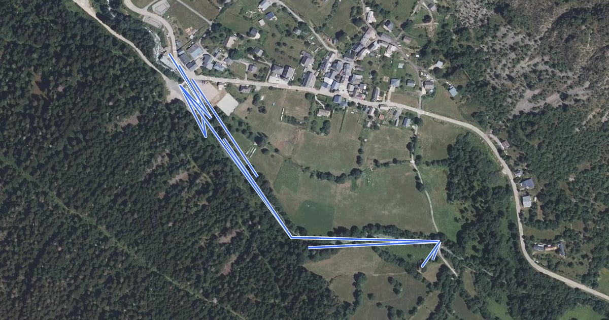 Маршрут Circuit de découverte des Ségouins на спутниковом снимке