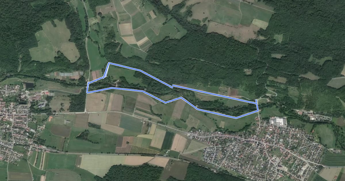 Маршрут Circuit de Guewenheim на спутниковом снимке
