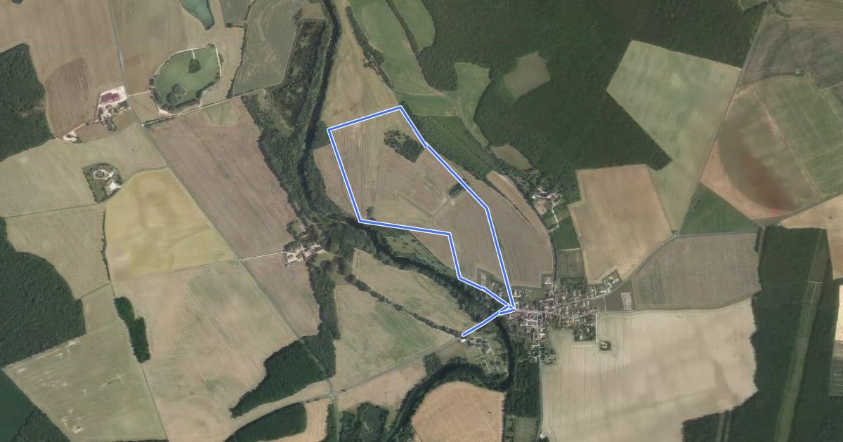 Маршрут Circuit de l'Abime на спутниковом снимке