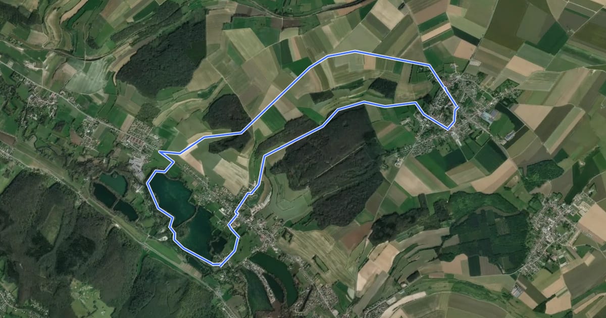 Маршрут Circuit de l'Isle на спутниковом снимке
