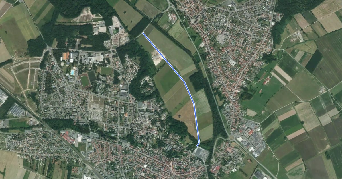 Маршрут Circuit de l'Obermatt на спутниковом снимке