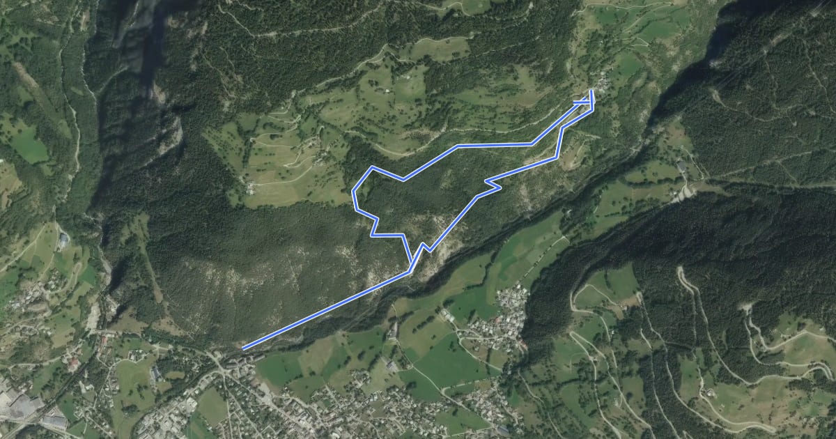 Маршрут Circuit de la Comtesse Cécile на спутниковом снимке