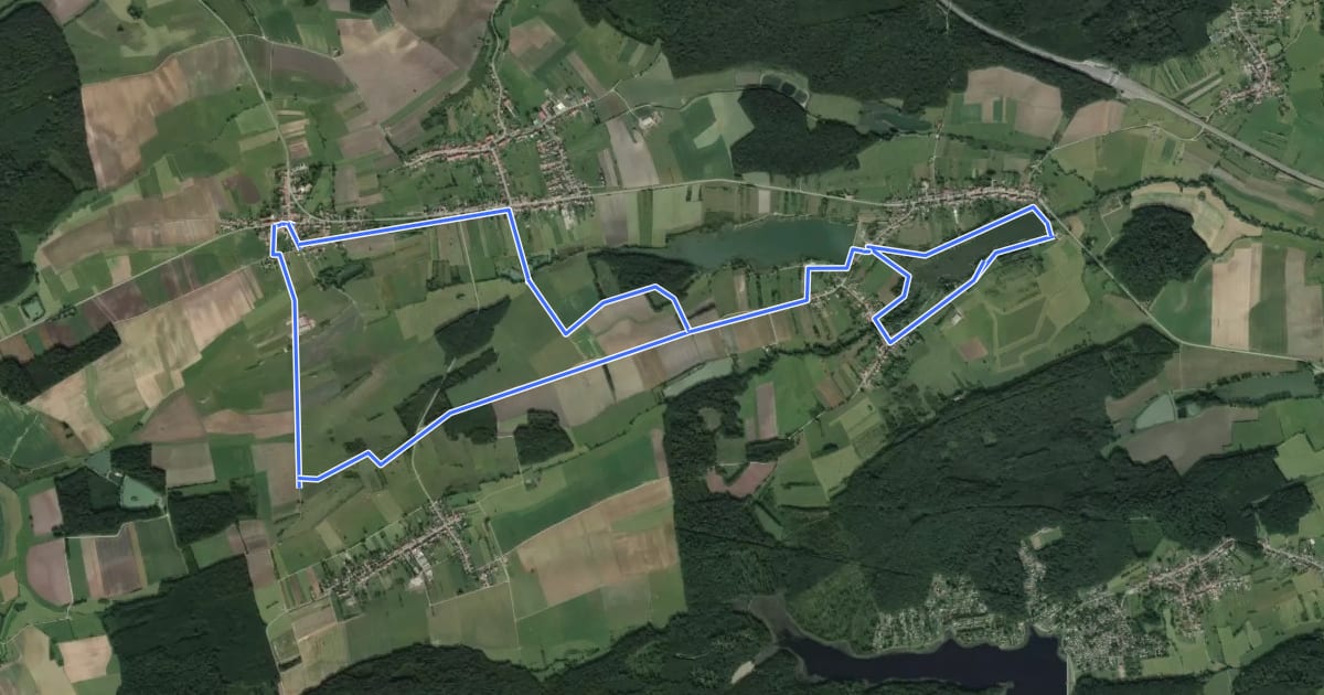 Маршрут Circuit de la ligne Maginot Aquatique на спутниковом снимке