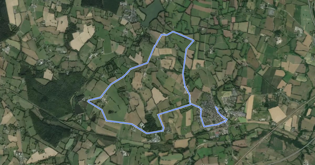 Маршрут Circuit de la Lucette на спутниковом снимке