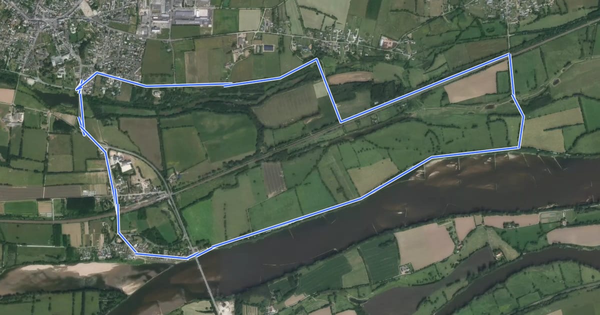 Маршрут Circuit de la Madeleine на спутниковом снимке