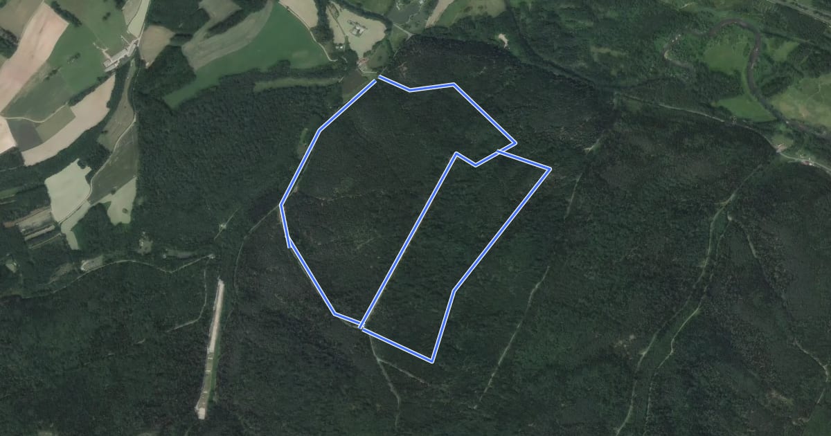 Маршрут Circuit de la Moncelle на спутниковом снимке