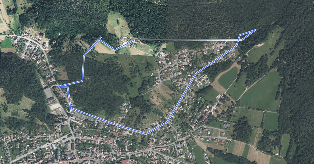 Маршрут Circuit de la Rochette на спутниковом снимке
