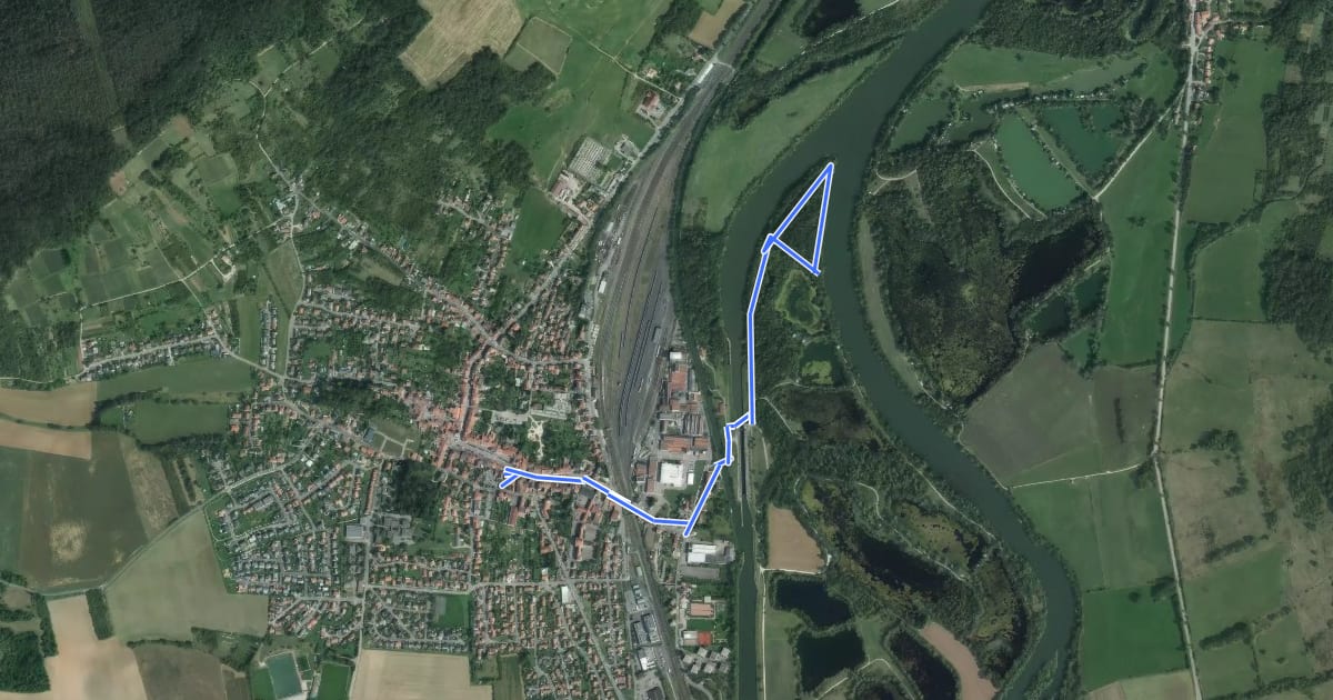 Маршрут Circuit de la Ronde Saussaie на спутниковом снимке