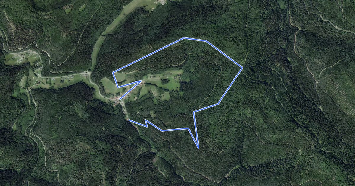 Маршрут Circuit de la Salière на спутниковом снимке