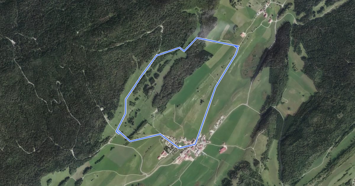 Маршрут Circuit de la tranchée на спутниковом снимке