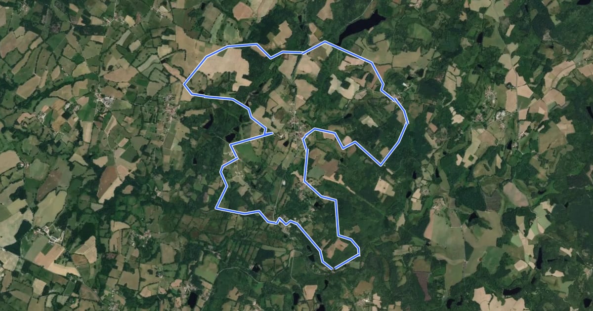 Маршрут Circuit de le Buis на спутниковом снимке