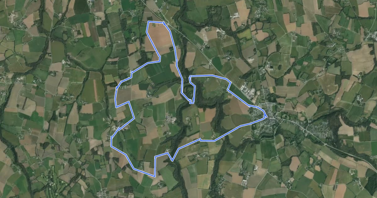 Маршрут Circuit de Montafilant на спутниковом снимке