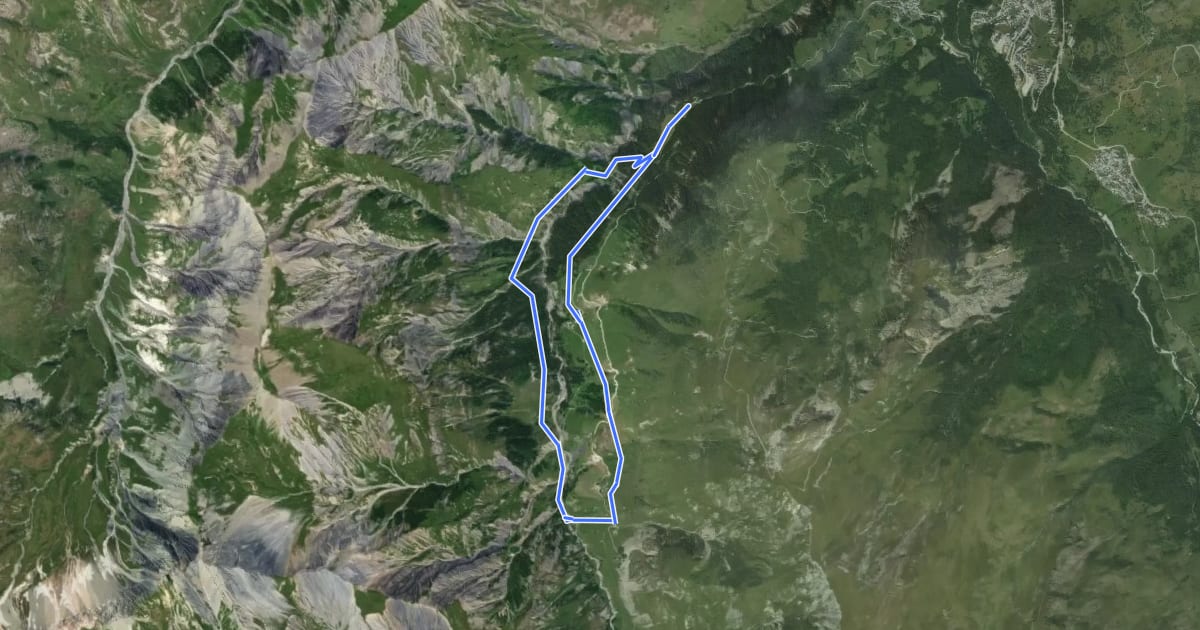 Маршрут Circuit de Planlebon на спутниковом снимке