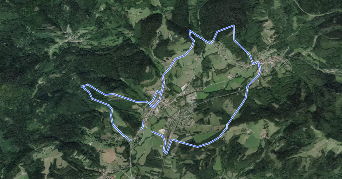 Маршрут Circuit de Provenchères-sur-Fave на спутниковом снимке