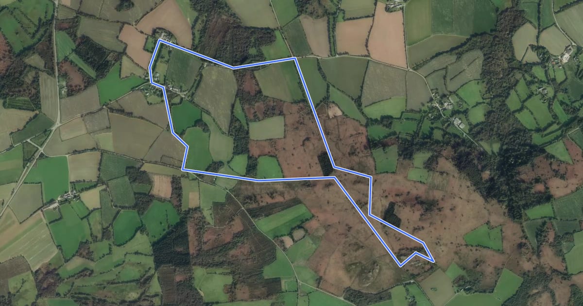 Маршрут Circuit de Roch an Daol на спутниковом снимке