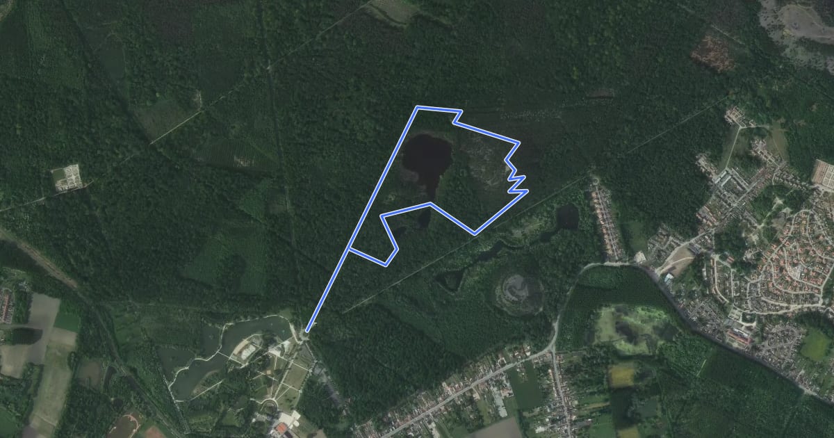 Маршрут Circuit de Sabatier на спутниковом снимке