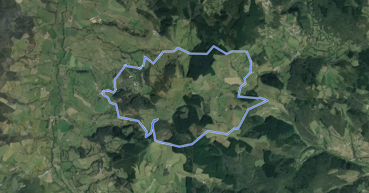 Маршрут Circuit de Saint-Jacques на спутниковом снимке