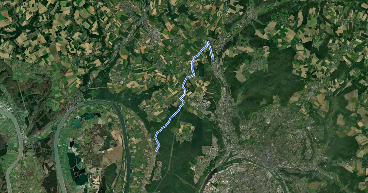Маршрут Circuit de Saint-Martin de Boscherville à Malaunay на спутниковом снимке