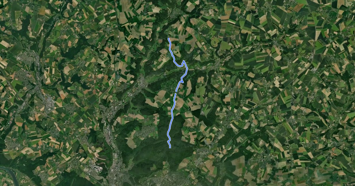 Маршрут Circuit de Sauqueville à на спутниковом снимке