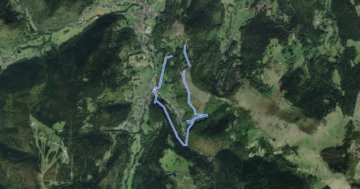 Маршрут Circuit de Sondernach на спутниковом снимке
