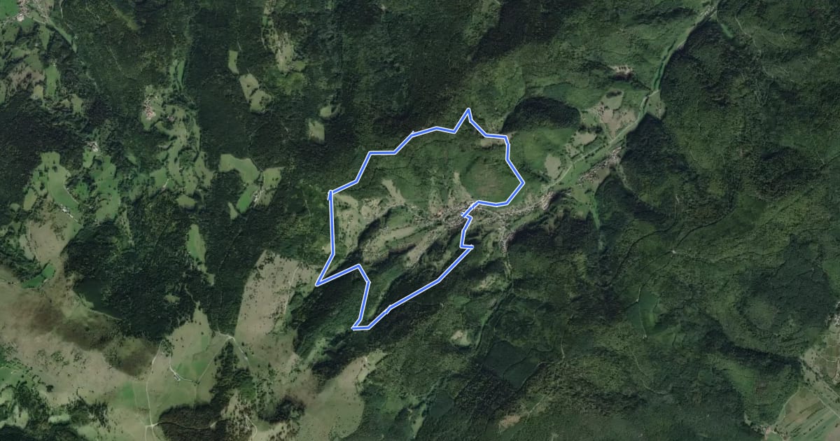 Маршрут Circuit de Wasserbourg на спутниковом снимке