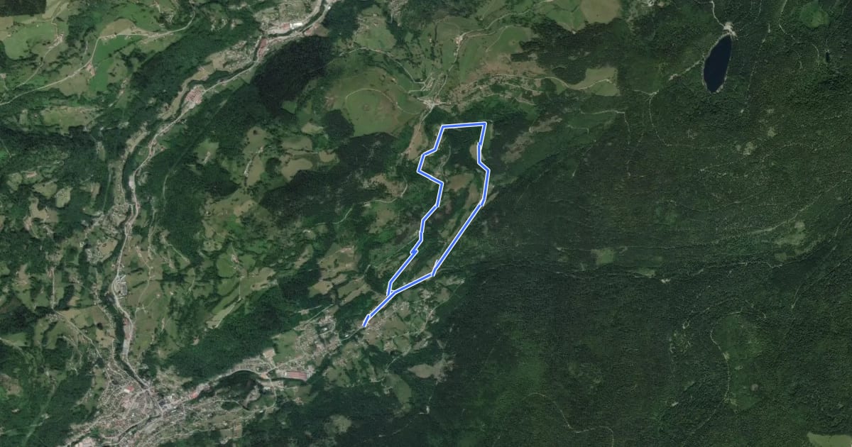 Маршрут Circuit de Xoulces на спутниковом снимке