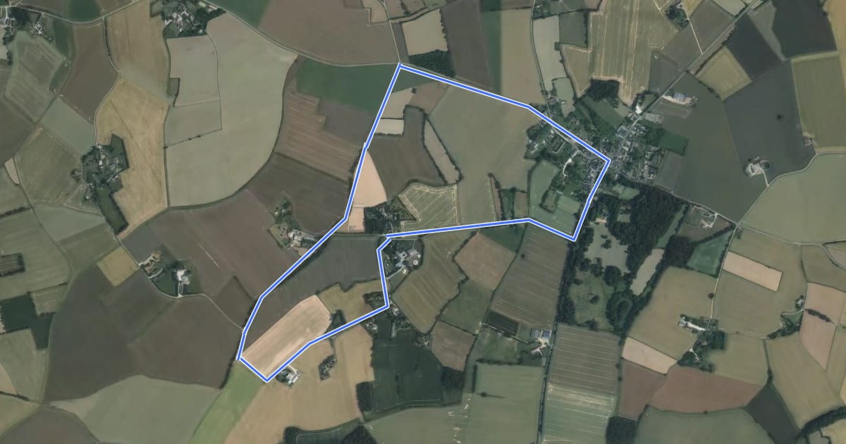 Маршрут Circuit des Beauvais на спутниковом снимке