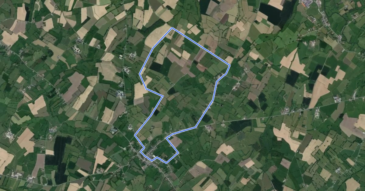 Маршрут Circuit des Boutons d'Or на спутниковом снимке