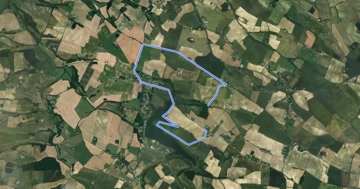 Маршрут Circuit des Bouzigues на спутниковом снимке